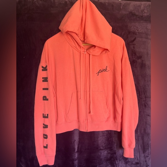 PINK Victoria's Secret Tops - PINK | 80’s Fuschia Crop Top Sweater